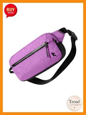 Water-Resistant RFID Crossbody Sling Bag Chest Pack 3.5L Lightweight Travel